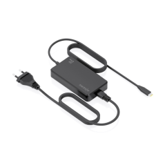 Chargeur pour ordinateur portable Aisens GaN USB-C/PD 65 W - Câble de 1,80 m - Noir