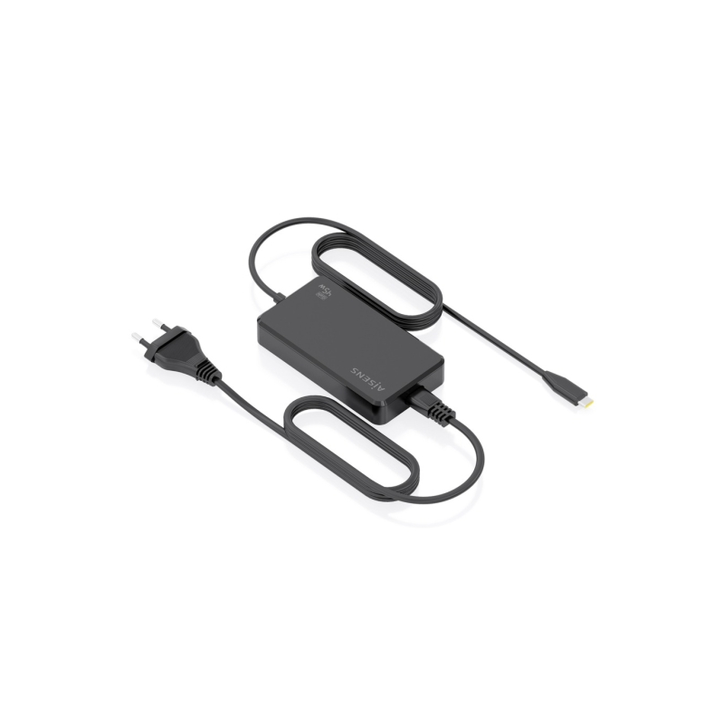 Chargeur pour ordinateur portable Aisens GaN USB-C/PD 45 W - Câble de 1,80 m - Noir