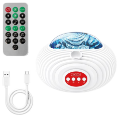 Projecteur d'étoiles XO YH12 - Enceinte Bluetooth - Blanc