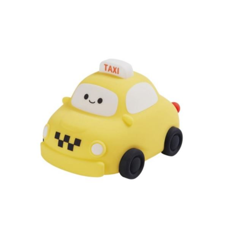Veilleuse enfant XO OZ013 - Forme taxi - Batterie 1200 mAh - Toucher doux - Jaune