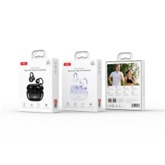 Casque audio XO G40 Pearl Clip TWS - Bluetooth 5.3 - Couleur violette