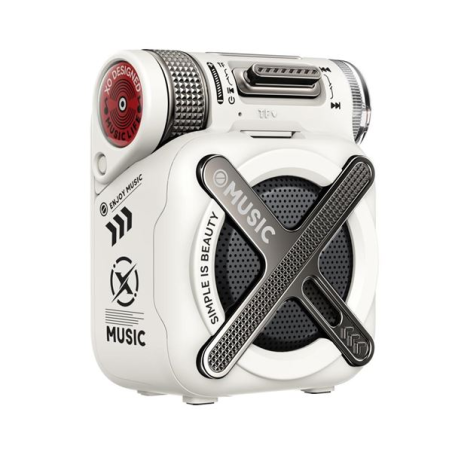 Enceinte Bluetooth XO F72 - Portable - Ultra compacte - Blanche