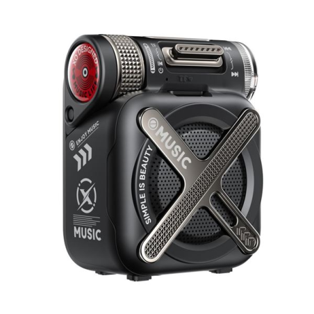 Enceinte Bluetooth XO F72 - Portable - Ultra compacte - Noir
