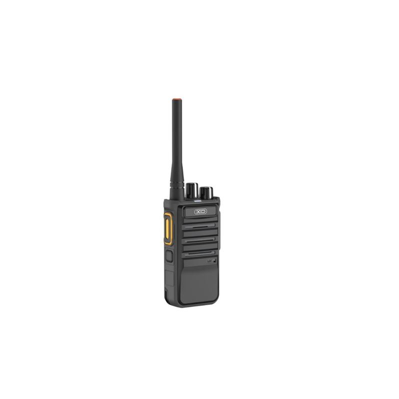 XO DJJ01 Pack de 2 Talkies-Walkies - 8 Canaux - Autonomie jusqu'à 13 heures - Base de Chargement - Noir