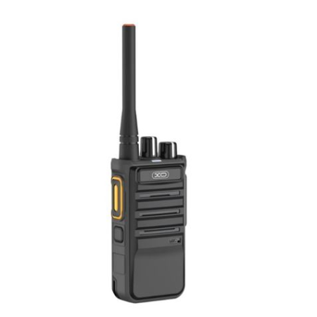 XO DJJ01 Pack de 2 Talkies-Walkies - 8 Canaux - Autonomie jusqu'à 13 heures - Base de Chargement - Noir