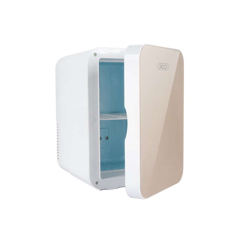Mini-réfrigérateur XO CZ002 - Capacité de 5,5 litres - Faible bruit - Câble 12/220 V inclus - Couleur beige - Couleur beige