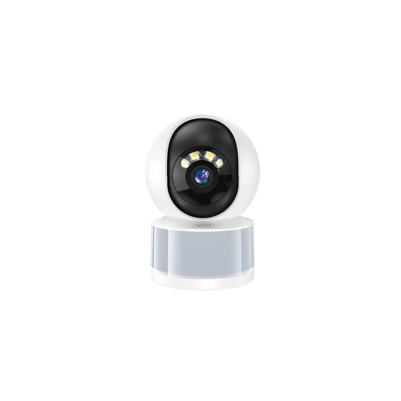 Caméra de surveillance WiFi XO CR11 - Motorisée - Vision nocturne - 3 MP - Bluetooth - Blanche