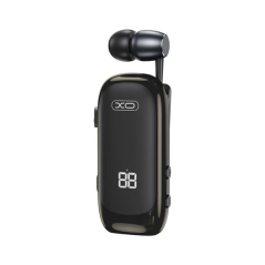 Casque Bluetooth 5.4 XO BE51 avec micro-cravate - Réduction du bruit ENC - Noir