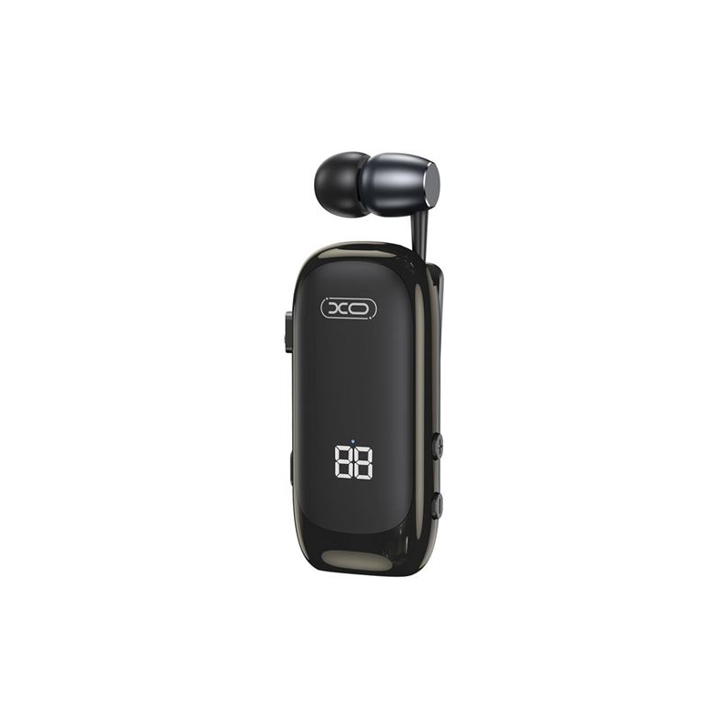 Casque Bluetooth 5.4 XO BE51 avec micro-cravate - Réduction du bruit ENC - Noir