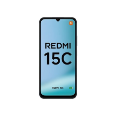 Smartphone Xiaomi Redmi 15C (écran 6,9 pouces, 4 Go, 256 Go, caméra principale 50 Mpx, batterie 6 000 mAh) - Noir