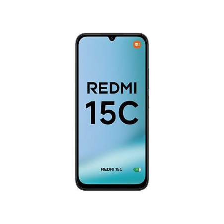 Smartphone Xiaomi Redmi 15C (écran 6,9 pouces, 4 Go, 256 Go, caméra principale 50 Mpx, batterie 6 000 mAh) - Noir