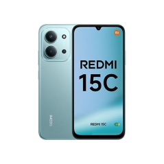 Smartphone Xiaomi Redmi 15C (écran 6,9 pouces, 4 Go, 128 Go, caméra principale 50 Mpx, batterie 6 000 mAh, vert)