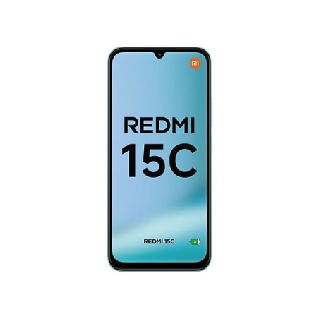 Smartphone Xiaomi Redmi 15C (écran 6,9 pouces, 4 Go, 128 Go, caméra principale 50 Mpx, batterie 6 000 mAh, vert)