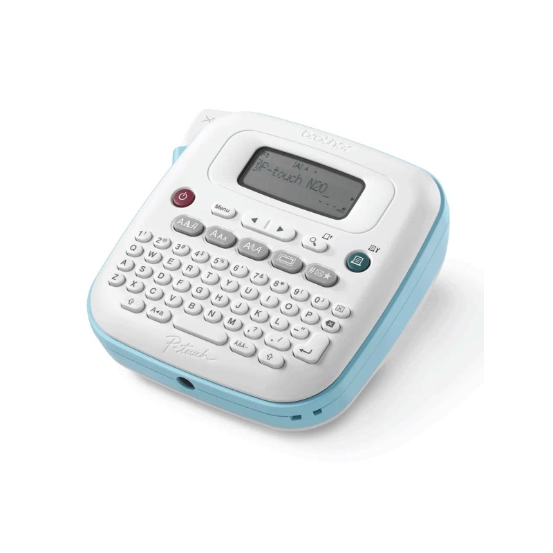 Étiqueteuse électronique de bureau portable Brother PT-N20 - Écran LCD - 3 polices, 15 cadres et 250 symboles - Largeur du Étiqueteuse électronique de bureau portable Brother PT-N20 - Écran LCD - 3 polices, 15 cadres et 250 symboles - Largeur du