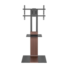 Support TV Aisens 37"-86" - Acier robuste - Plateau - Vesa Max 600 x 400 mm - Charge max. 50 kg - Noir/Marron