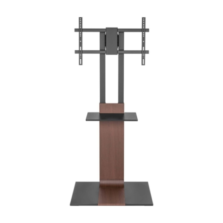 Support TV Aisens 37"-86" - Acier robuste - Plateau - Vesa Max 600 x 400 mm - Charge max. 50 kg - Noir/Marron