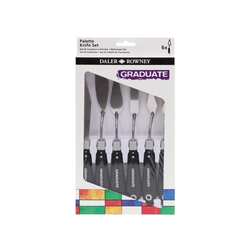 Daler Rowney Graduate Pack de 6 spatules