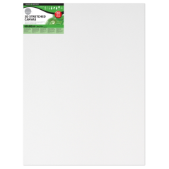 Toile tendue Daler Rowney Simply 3D - 60 x 80 cm - Triple apprêt - Grain moyen - 100 % coton sans acide - 250 g - Blanc