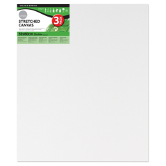 Lot de 3 cadres pour toile tendue Daler Rowney - 50 x 60 cm - Triple apprêt - Grain moyen - 100 % coton sans acide - 250 g