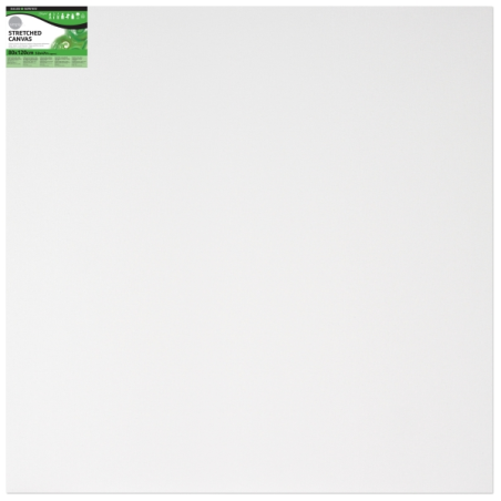 Toile tendue Daler Rowney - 80 x 120 cm - Triple apprêt - Grain moyen - 100 % coton sans acide - 250 g - Blanc