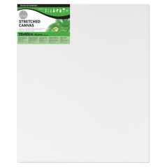 Toile tendue Daler Rowney - 50 x 60 cm - Triple apprêt - Grain moyen - 100 % coton sans acide - 250 g - Blanc