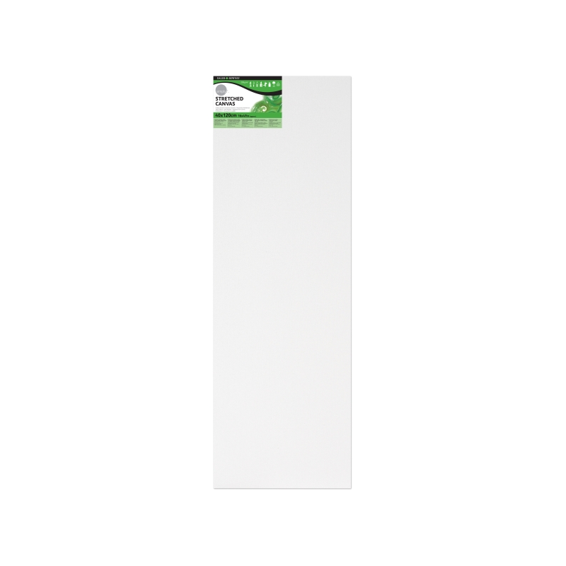 Toile tendue Daler Rowney - 40 x 120 cm - Triple apprêt - Grain moyen - 100 % coton sans acide - 250 g - Blanc