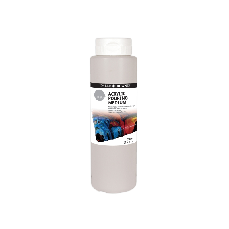 Daler Rowney Simply Medium Straightening Versing Technique - Bouteille en plastique - 750 ml