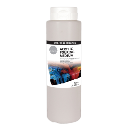 Daler Rowney Simply Medium Straightening Versing Technique - Bouteille en plastique - 750 ml