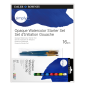 Coffret de démarrage de gouache tempera Daler Rowney Simply, 16 pièces - Couleurs assorties