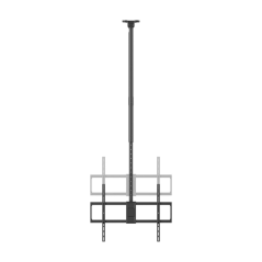 Support plafond pivotant Aisens Pro - Inclinable, extensible et nivelable - De 50" à 100" - Poids maximal 80 kg - VESA maximal