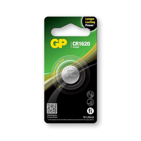 Pack de 1 pile 3 V GP Lithium CR1620