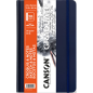Carnet de croquis Canson Graduate 92 feuilles - 14 x 21,6 cm - 90 g - Grain fin - Couverture rigide - Bleu foncé