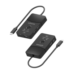 Station d'accueil USB-C Aisens - USB-C vers 1xHDMI 1080P@60Hz sans fil - 1xHDMI 4K60Hz - 2xUSB-C - 1xUSB-C PD 100W - 1xUSB-A