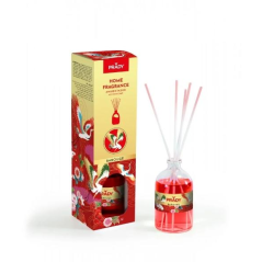 Désodorisant Prady Barouge Mikado - Flacon en verre de 100 ml et bâtonnets diffuseurs