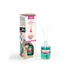 Désodorisant Mikado Prady Fashion Shop - Flacon en verre de 100 ml et bâtonnets diffuseurs