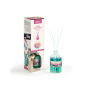 Désodorisant Mikado Prady Fashion Shop - Flacon en verre de 100 ml et bâtonnets diffuseurs