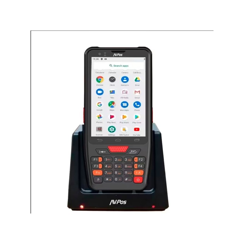 AVPos PDA Capturer DC45 4" OctaCore - 4 Go - 64 Go - WIFI BT NFC 4G - 3500mAh - Scanner de codes-barres 2D