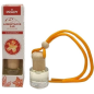 Désodorisant pour voiture Prady Gingerbread - Flacon en verre de 6 ml et cordon pour rétroviseur