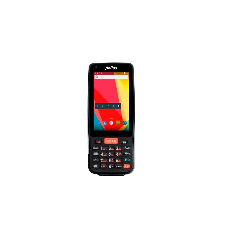 AVPos PDA Capturer DC41 4" QuadCore - 2Go - 16Go - WIFI BT NFC 4G - 4000mAh - Scanner de Codes Barres 2D