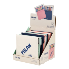Vitrine Milan Collection 430 avec 12 sacs alimentaires isothermes de 0,3 L - Doublure intérieure isotherme - Couleurs assorties