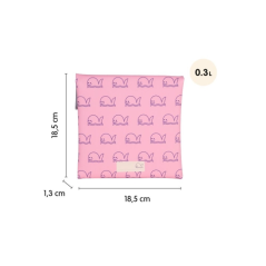 Sac isotherme Milan Collection 460 0,3 L - Doublure intérieure isotherme - Rose