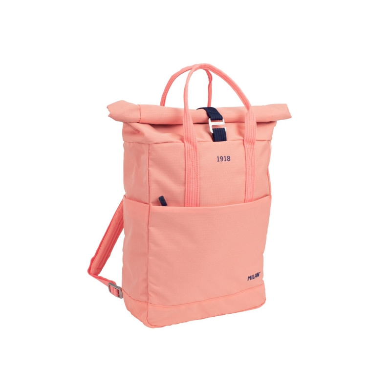 Sac à dos urbain Milan Collection 430 10 L - Fermeture par enroulement - 2 poches latérales - Poche arrière rembourrée - Anses