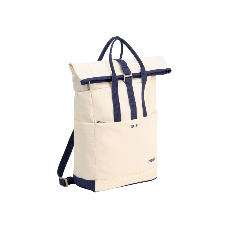 Sac à dos urbain Milan Collection 430 10 L - Fermeture par enroulement - 2 poches latérales - Poche arrière rembourrée - Anses