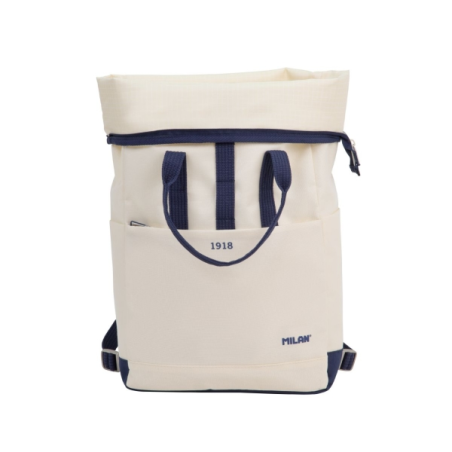 Sac à dos urbain Milan Collection 430 10 L - Fermeture par enroulement - 2 poches latérales - Poche arrière rembourrée - Anses