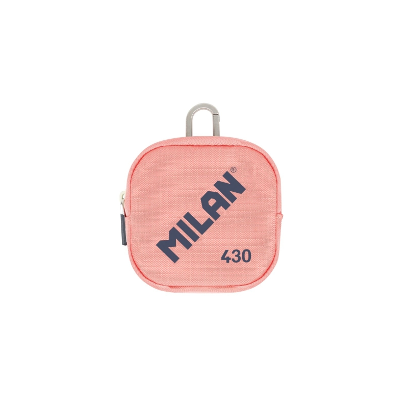 Portefeuille Milan Collection 430 Petit Modèle - Dimensions 10,3 x 10 x 2,5 cm - Fermeture éclair - Mousqueton en aluminium