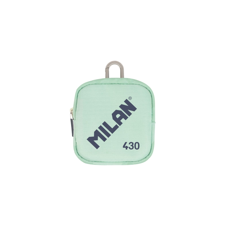 Portefeuille Milan Collection 430 Petit Modèle - Dimensions 10,3 x 10 x 2,5 cm - Fermeture éclair - Mousqueton en aluminium