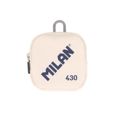 Portefeuille Milan Collection 430 Petit Modèle - Dimensions 10,3 x 10 x 2,5 cm - Fermeture éclair - Mousqueton en aluminium