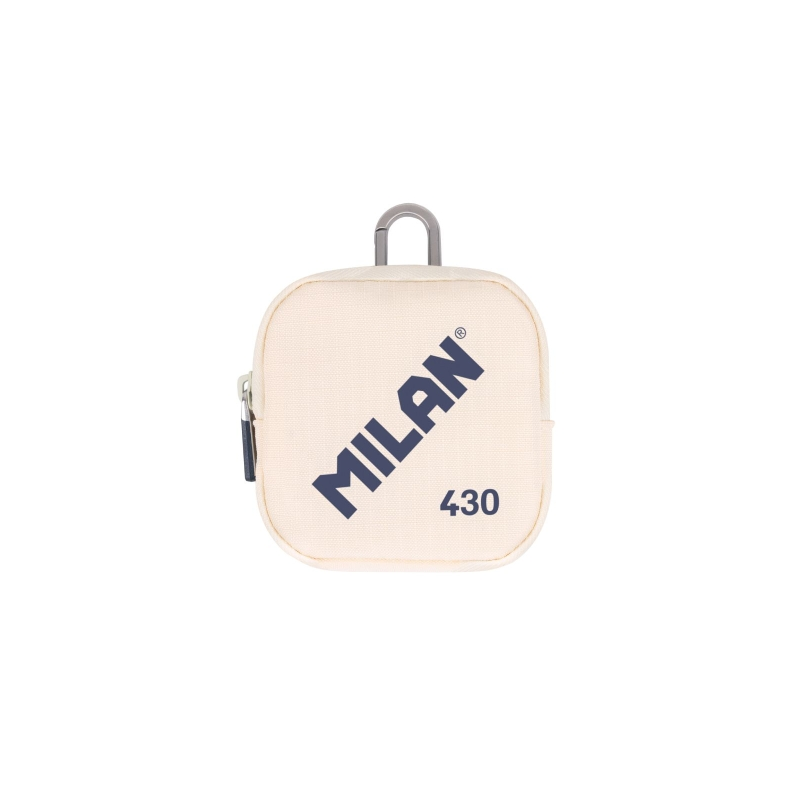 Portefeuille Milan Collection 430 Petit Modèle - Dimensions 10,3 x 10 x 2,5 cm - Fermeture éclair - Mousqueton en aluminium