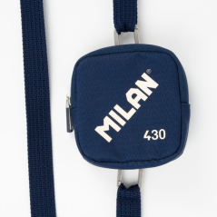 Portefeuille Milan Collection 430 Petit Modèle - Dimensions 10,3 x 10 x 2,5 cm - Fermeture éclair - Mousqueton en aluminium