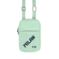Petit sac bandoulière Milan Collection 430 - Dimensions 19 x 2,3 x 12,8 cm - Fermeture éclair - Mousqueton en aluminium - Vert